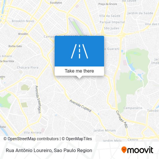 Rua Antônio Loureiro map