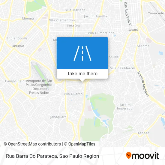 Rua Barra Do Parateca map