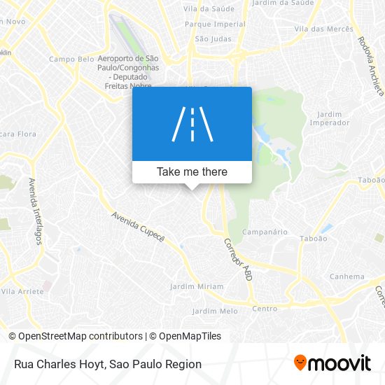 Mapa Rua Charles Hoyt