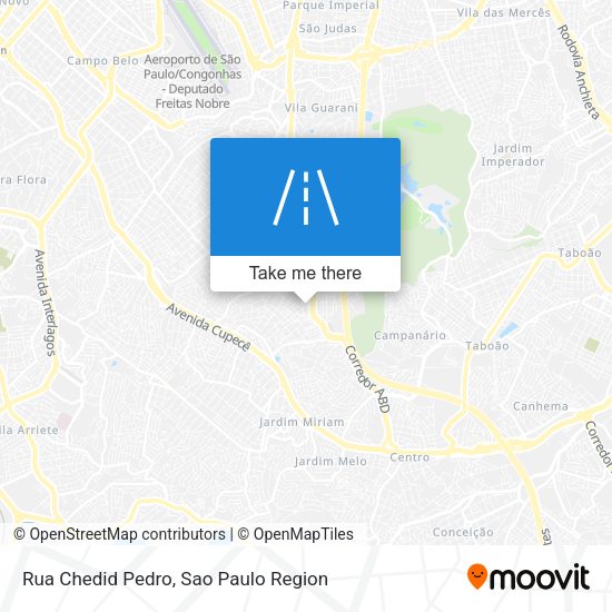 Rua Chedid Pedro map