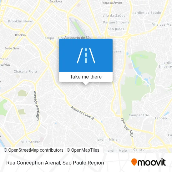Rua Conception Arenal map