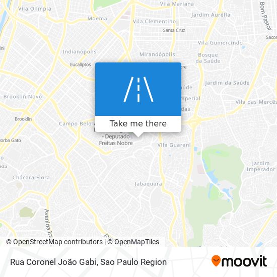 Rua Coronel João Gabi map