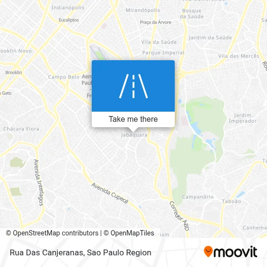 Rua Das Canjeranas map