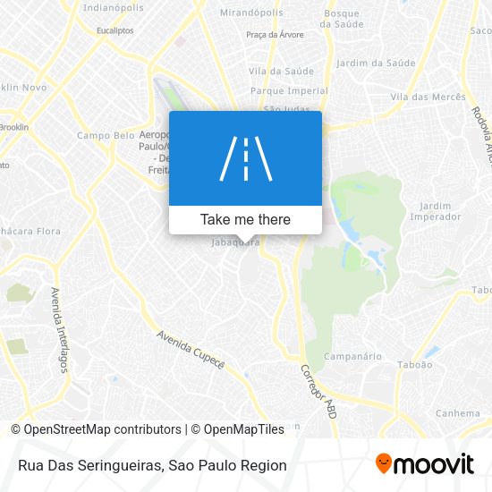 Rua Das Seringueiras map