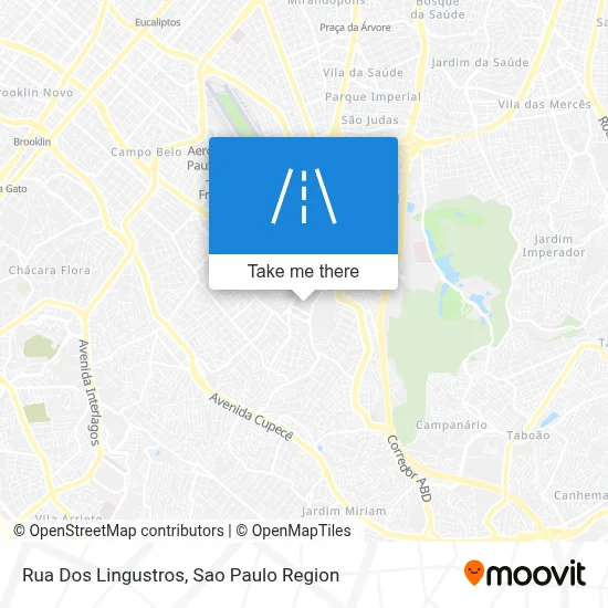 Rua Dos Lingustros map