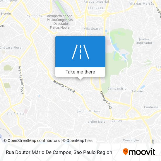 Mapa Rua Doutor Mário De Campos