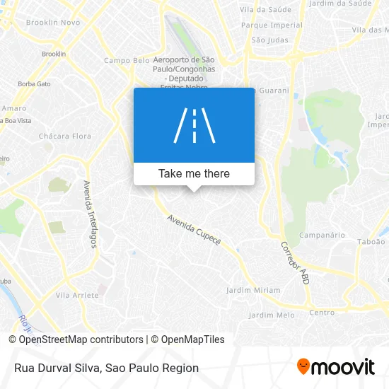 Rua Durval Silva map