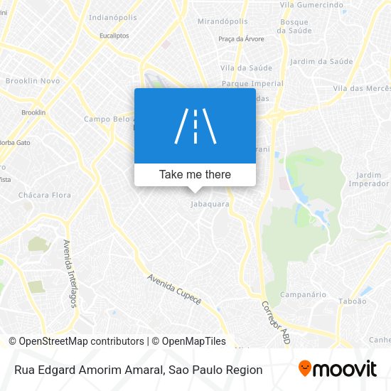 Rua Edgard Amorim Amaral map