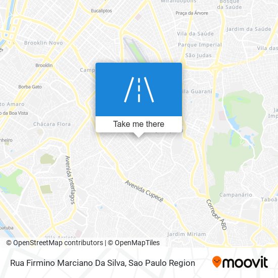 Mapa Rua Firmino Marciano Da Silva