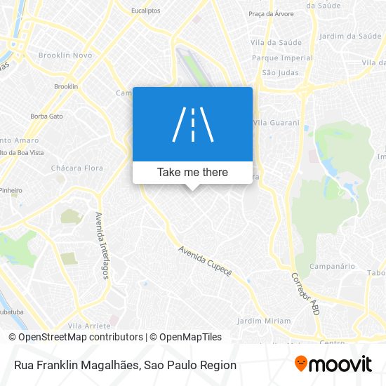 Mapa Rua Franklin Magalhães