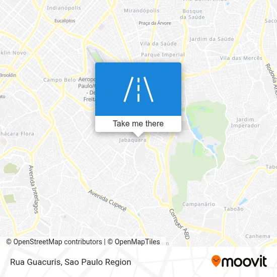 Rua Guacuris map