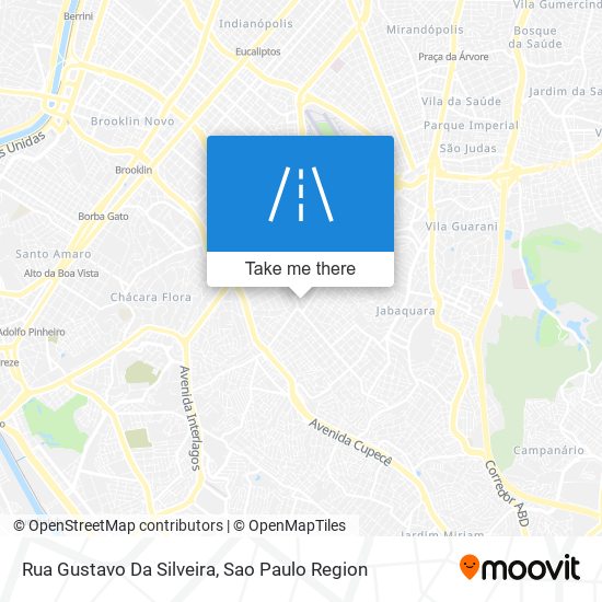 Mapa Rua Gustavo Da Silveira