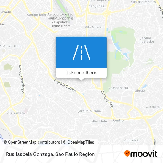 Rua Isabela Gonzaga map