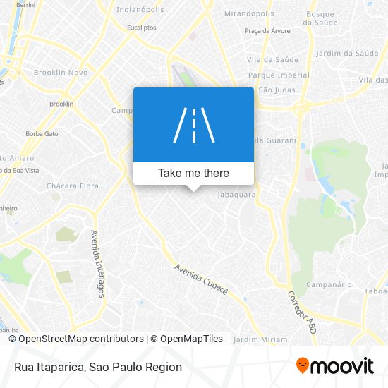 Rua Itaparica map