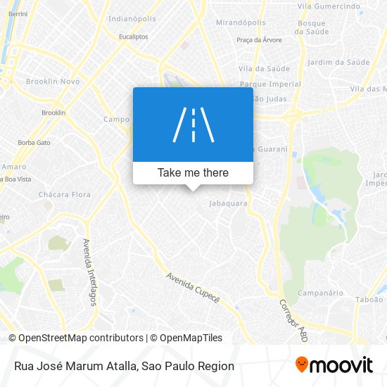 Mapa Rua José Marum Atalla