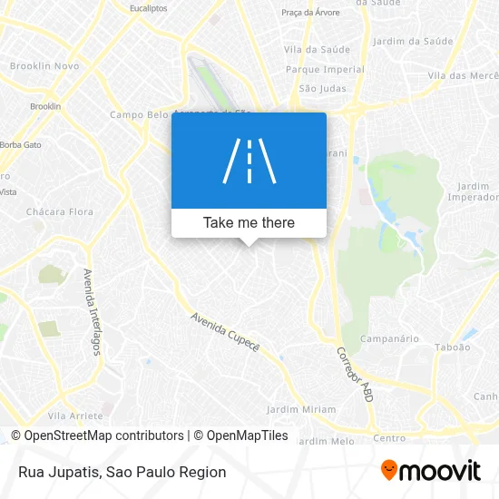 Rua Jupatis map