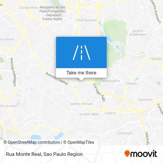 Rua Monte Real map