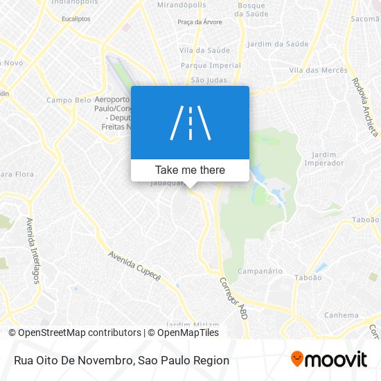 Mapa Rua Oito De Novembro