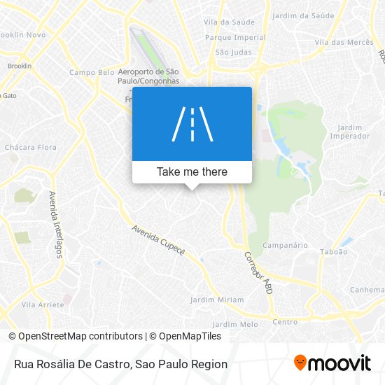 Mapa Rua Rosália De Castro