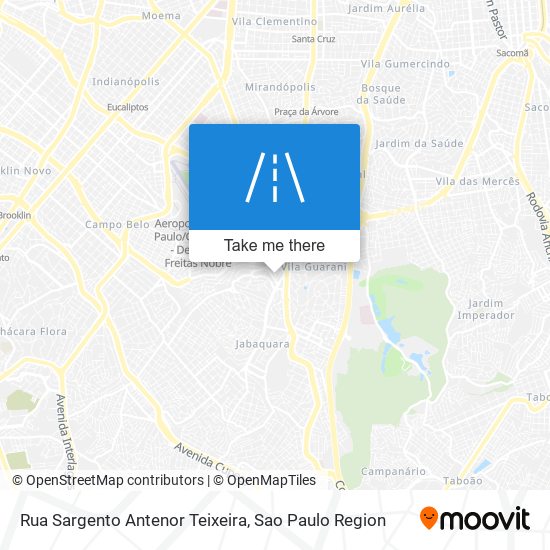 Mapa Rua Sargento Antenor Teixeira