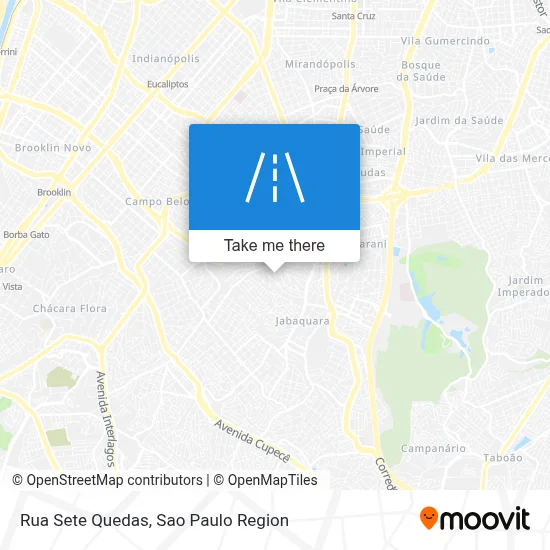 Rua Sete Quedas map