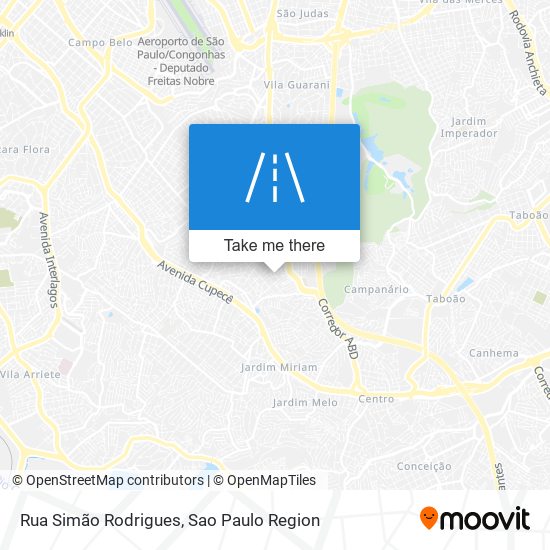 Rua Simão Rodrigues map