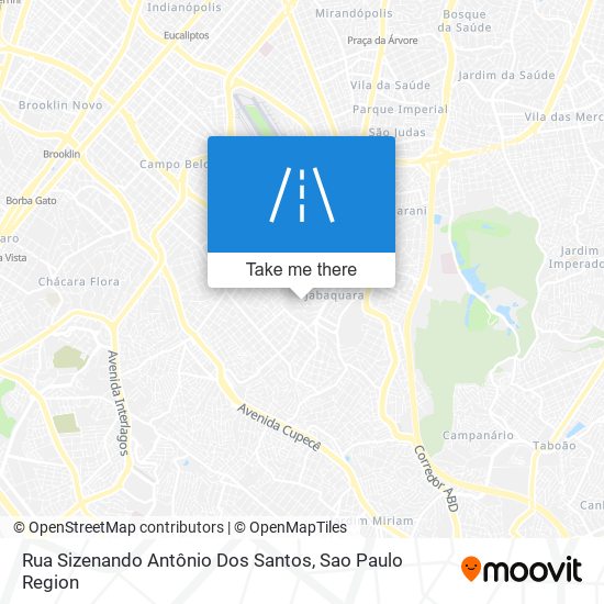 Rua Sizenando Antônio Dos Santos map