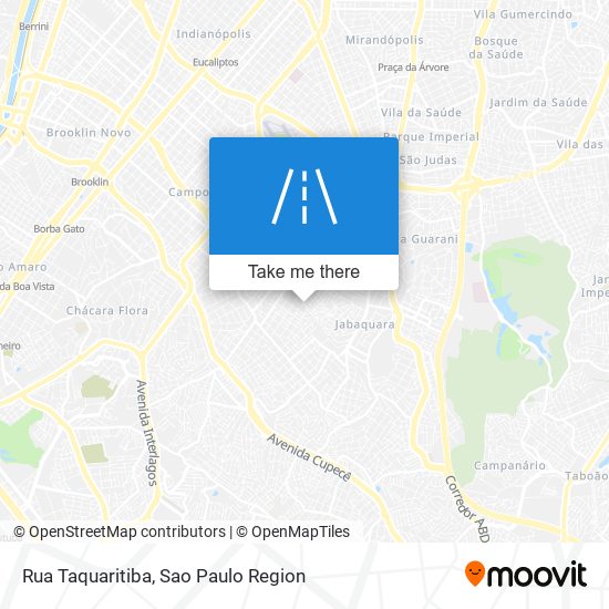 Rua Taquaritiba map