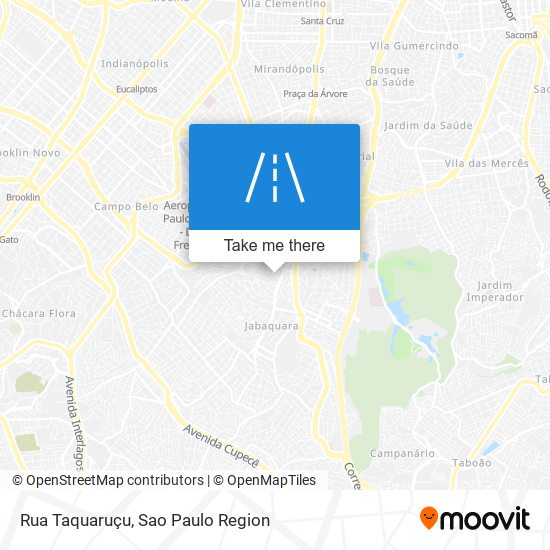 Rua Taquaruçu map