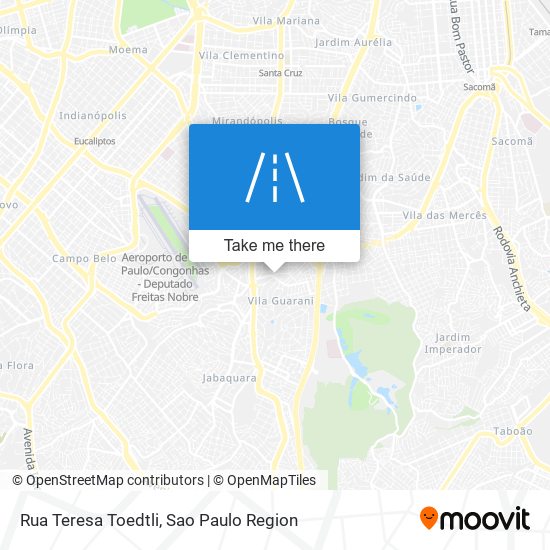 Rua Teresa Toedtli map