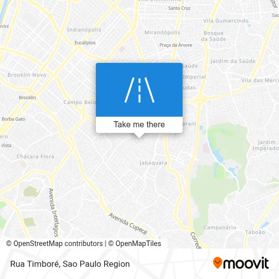 Rua Timboré map