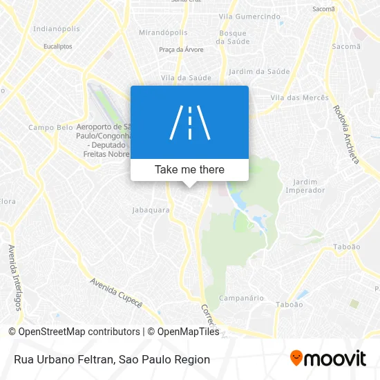 Rua Urbano Feltran map
