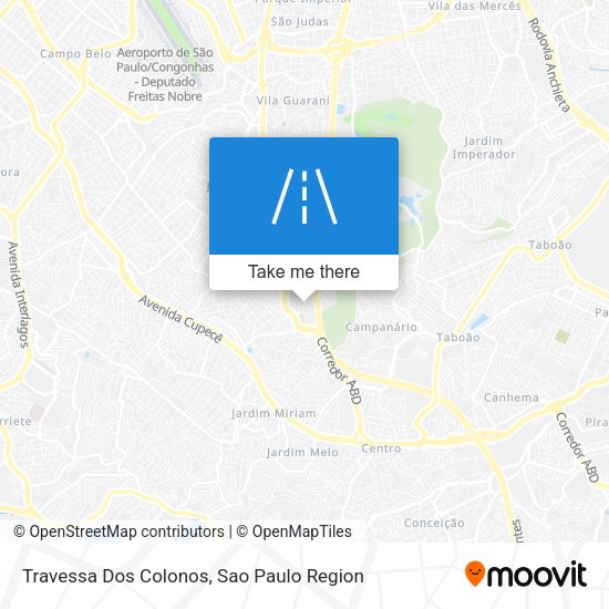 Travessa Dos Colonos map