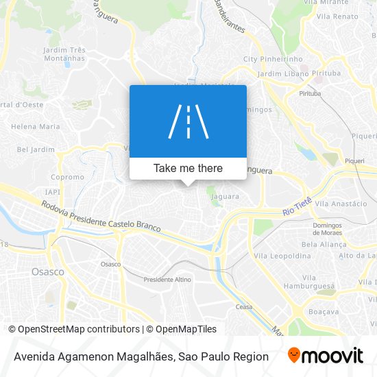 Mapa Avenida Agamenon Magalhães