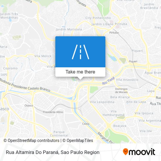Rua Altamira Do Paraná map
