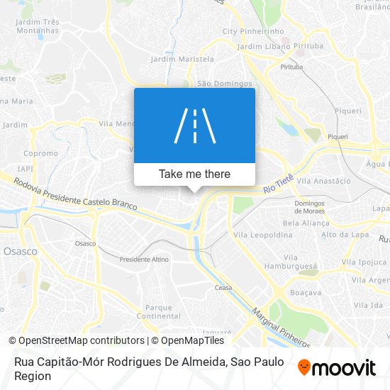 Rua Capitão-Mór Rodrigues De Almeida map