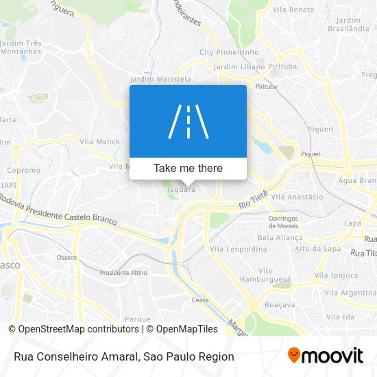 Rua Conselheiro Amaral map