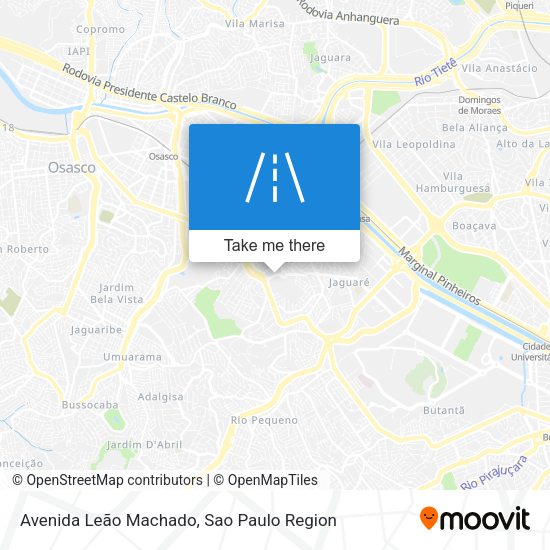 Avenida Leão Machado map