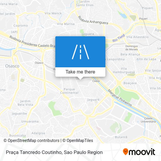 Praça Tancredo Coutinho map