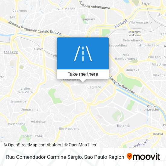 Rua Comendador Carmine Sérgio map
