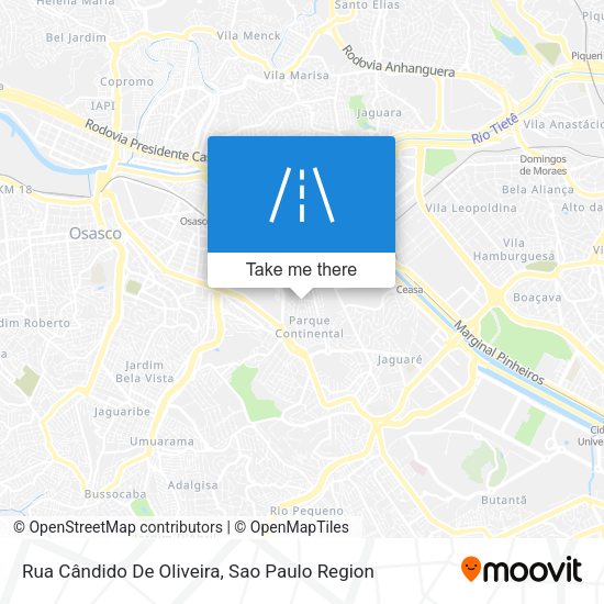 Rua Cândido De Oliveira map