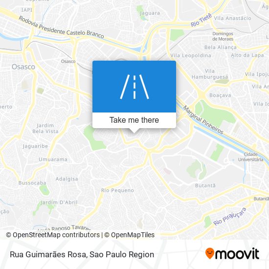 Rua Guimarães Rosa map