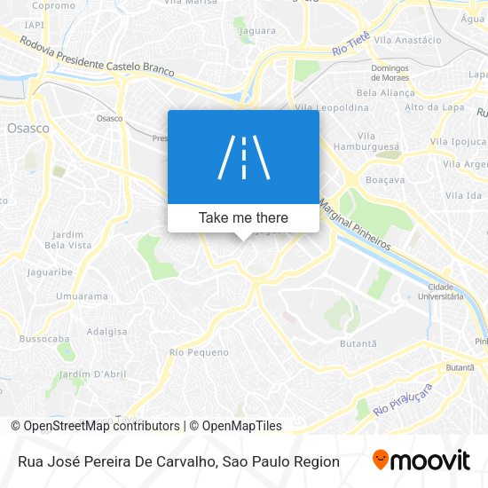 Rua José Pereira De Carvalho map