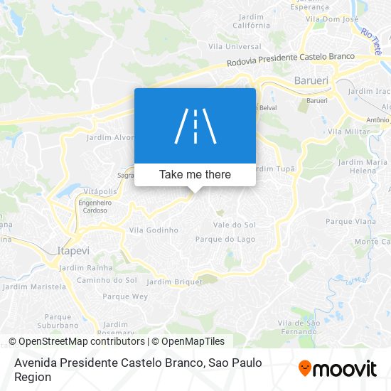 Avenida Presidente Castelo Branco map