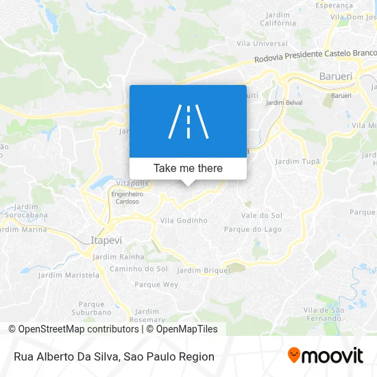 Rua Alberto Da Silva map