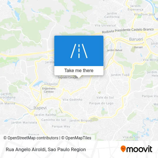 Rua Angelo Airoldi map