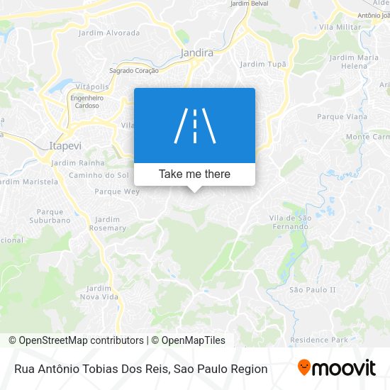 Rua Antônio Tobias Dos Reis map