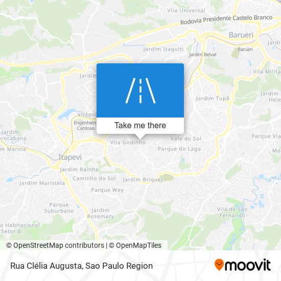 Rua Clélia Augusta map