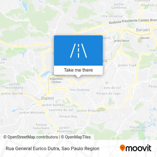 Rua General Eurico Dutra map