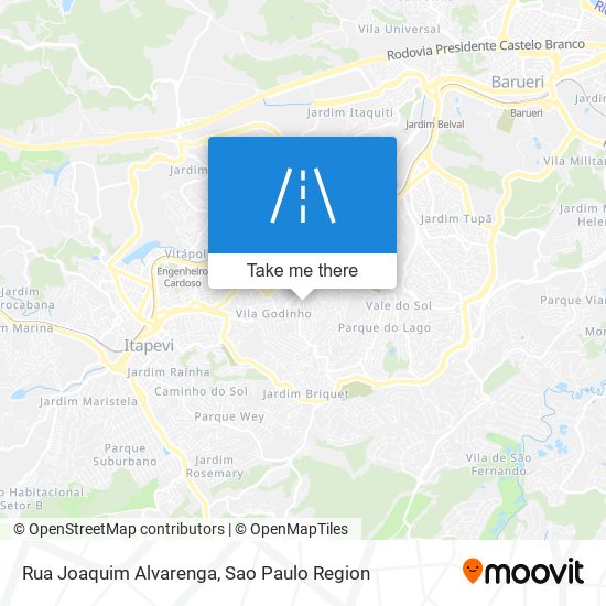 Rua Joaquim Alvarenga map